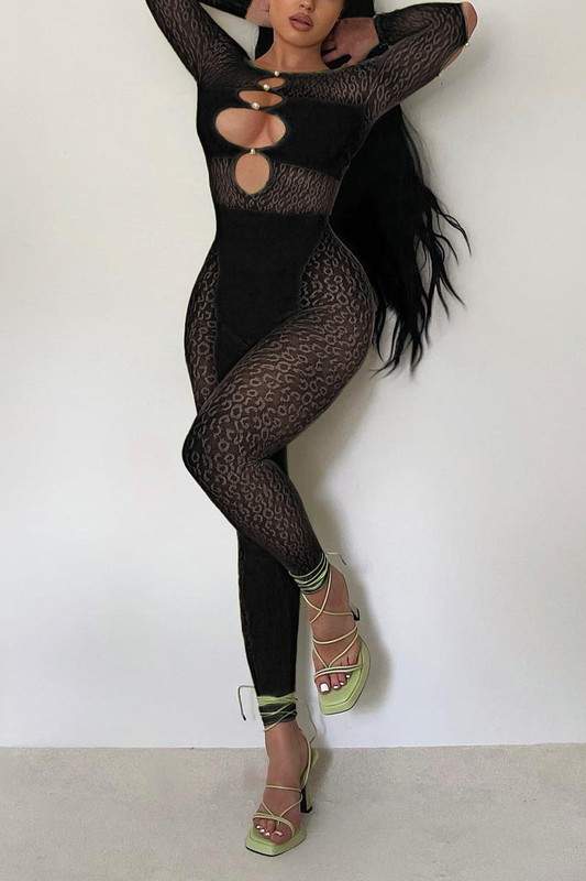 OFF SHOULDER LACE JUMPSUITS