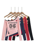 ONE SHOULDER LONG SLEEVE T SHIRT