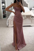 PARTY SLING DRESS  LOOSE  SPLIT  