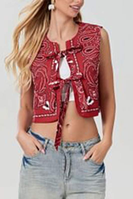 BOHO CROP VEST