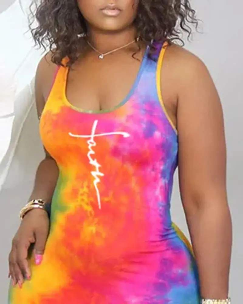 Colorful Bodycon Dress for Summer Style