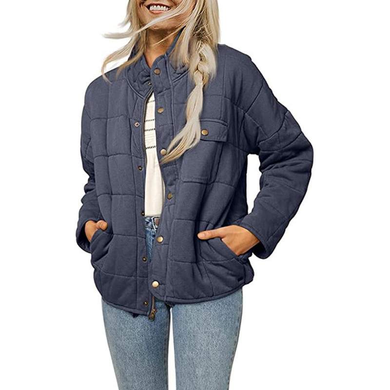 STAND COLLAR LOOSE LIGHTWEIGHT JACKET COAT