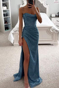 PARTY SLING DRESS  LOOSE  SPLIT  