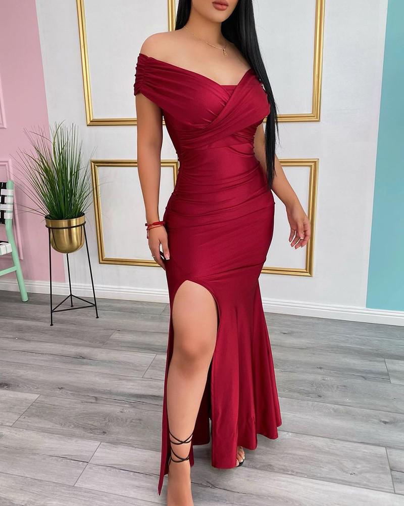 Off-Shoulder Bodycon Dress