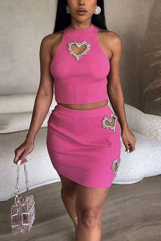 Fashionable Ribbed Co-ord Set
