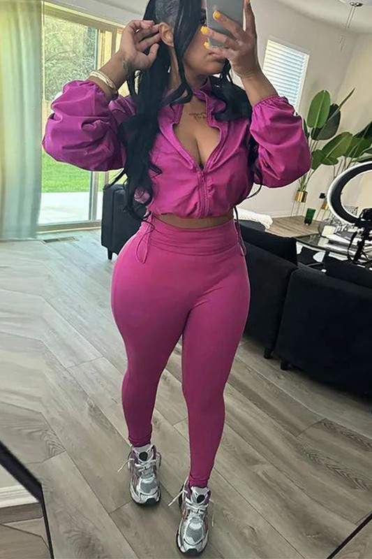WORKOUT TIGHTS TRACKSUIT SET
