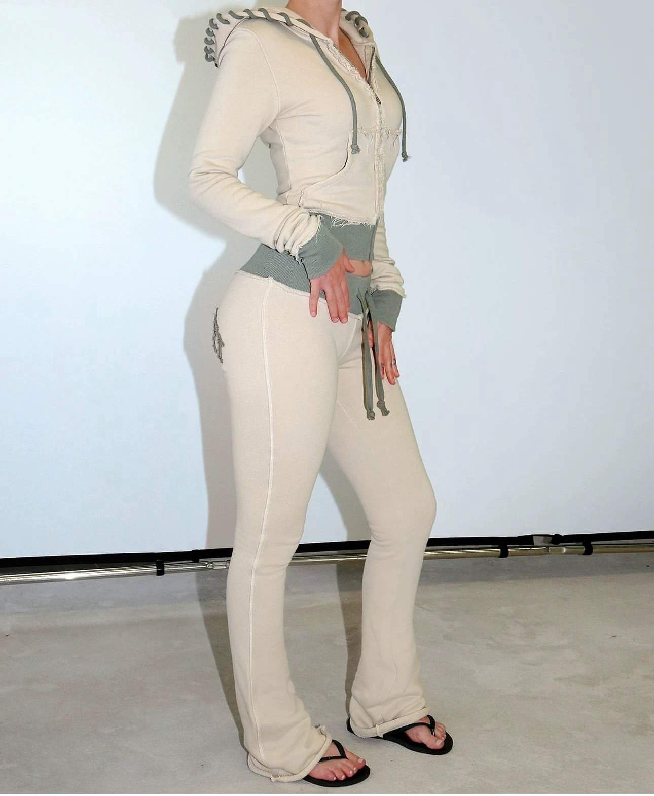 EXPLOSIVE CARDIGAN LONG SLEEVE PANTS FASHION SUIT