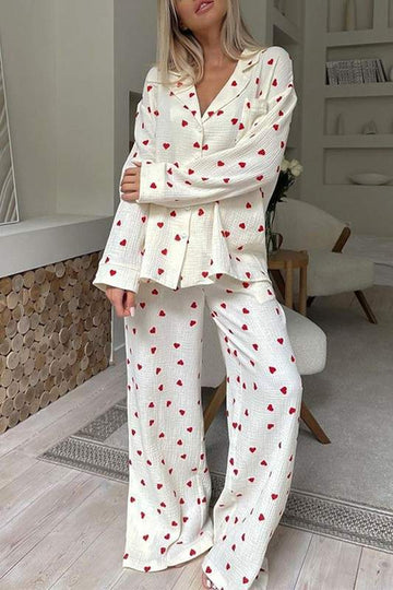 GRAPHIC TOP AND PANTS SET