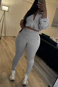 WORKOUT TIGHTS TRACKSUIT SET