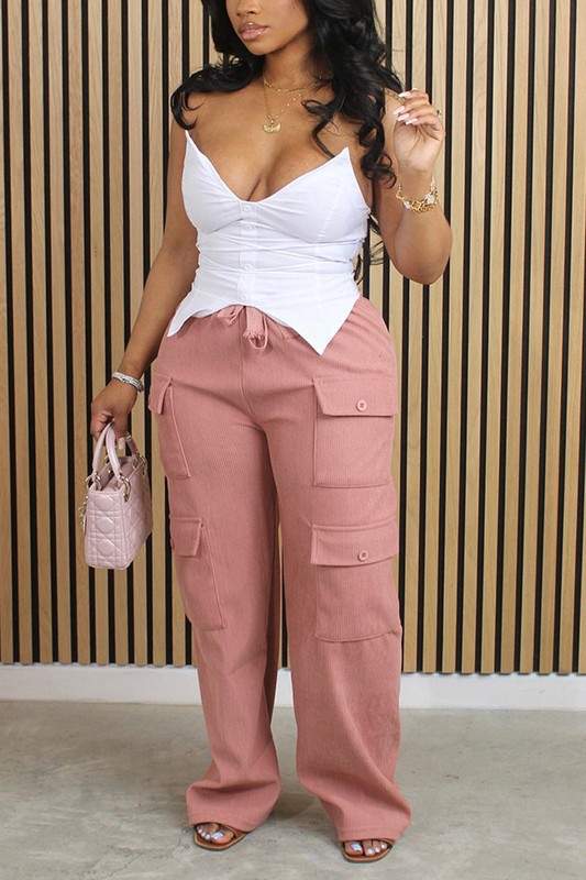 CORDUROY CARGO PANTS