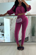 WORKOUT TIGHTS TRACKSUIT SET