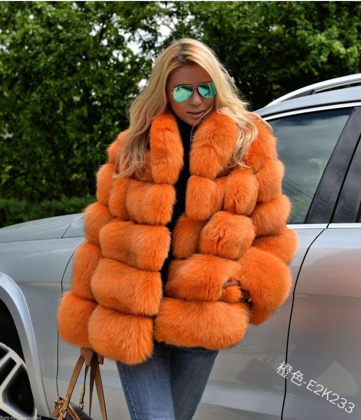 IMITATION  COAT FOX FUR STITCHING SPOT MANUFACTURERS