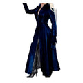 LONG TEMPERAMENT COMMUTER ZIPPER COAT PU LEATHER