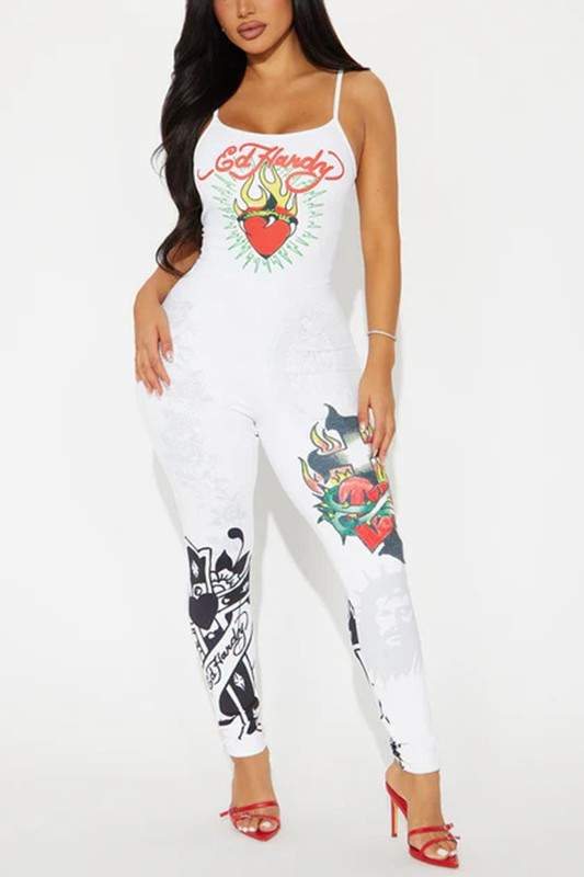 GRAPHIC CAMISOLE JUMPSUITS