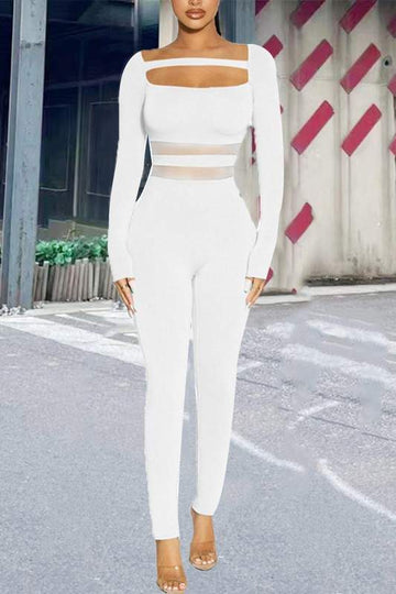 LONG SLEEVE BODYCON JUMPSUITS