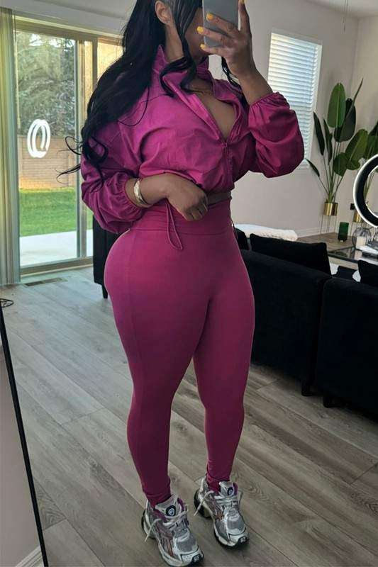 WORKOUT TIGHTS TRACKSUIT SET
