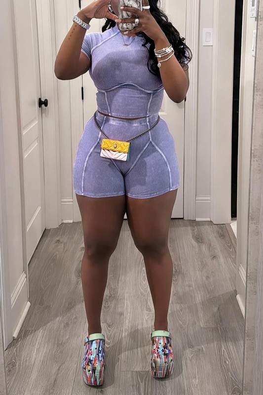 SHORT SLEEVE TEE AND SHORTS WORKOUT SET