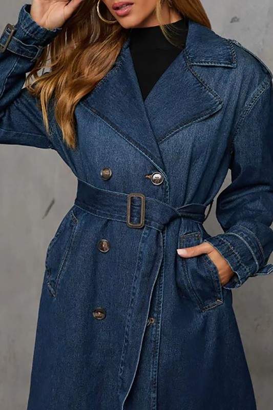 LONG DENIM JACKET