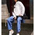 SOLID COLOR HOODED COTTON PADDED FOLDABLE PADDED PULLOVER POCKET LONG SLEEVE COAT FOR WOMEN