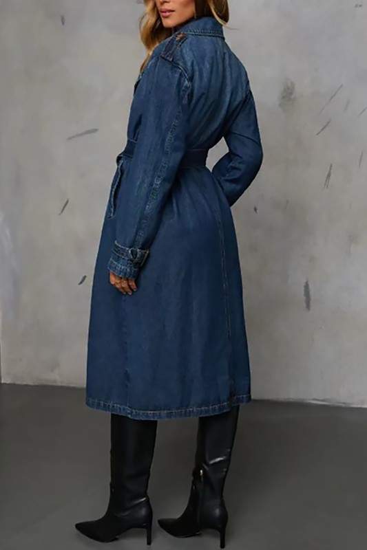 LONG DENIM JACKET