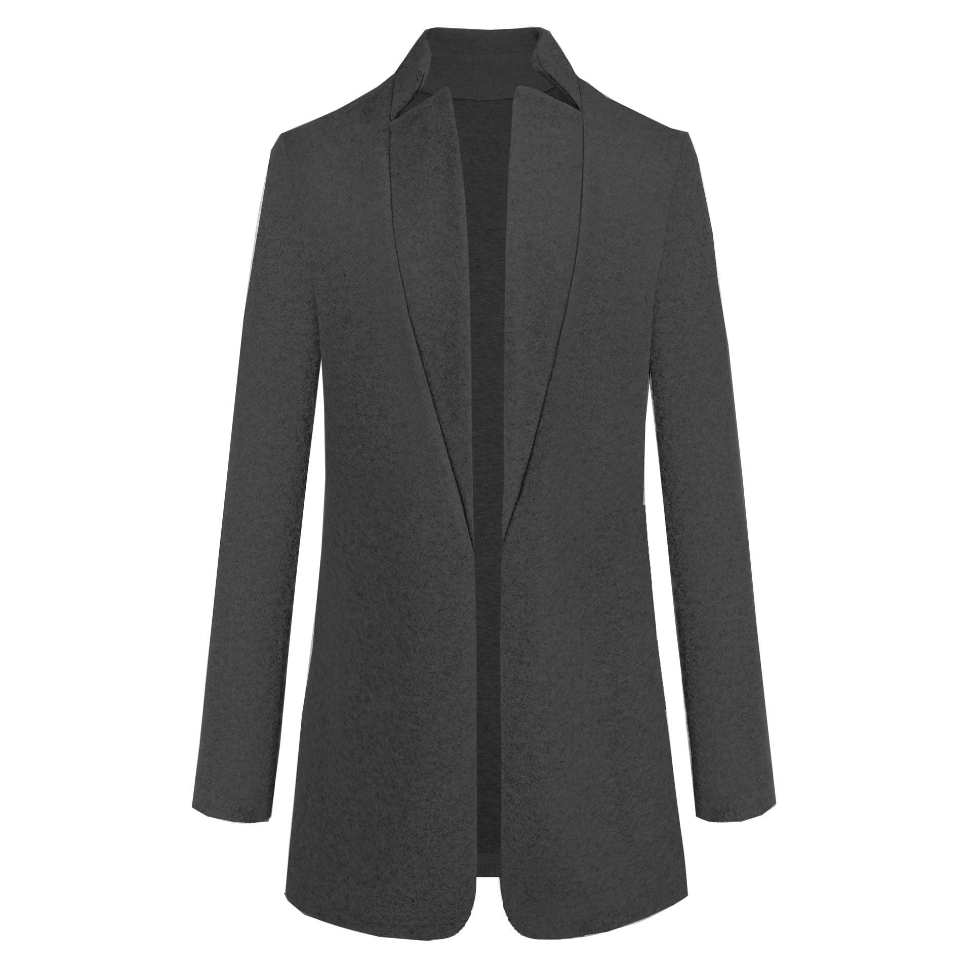  SOLID COLOR STAND COLLAR WOOL COAT