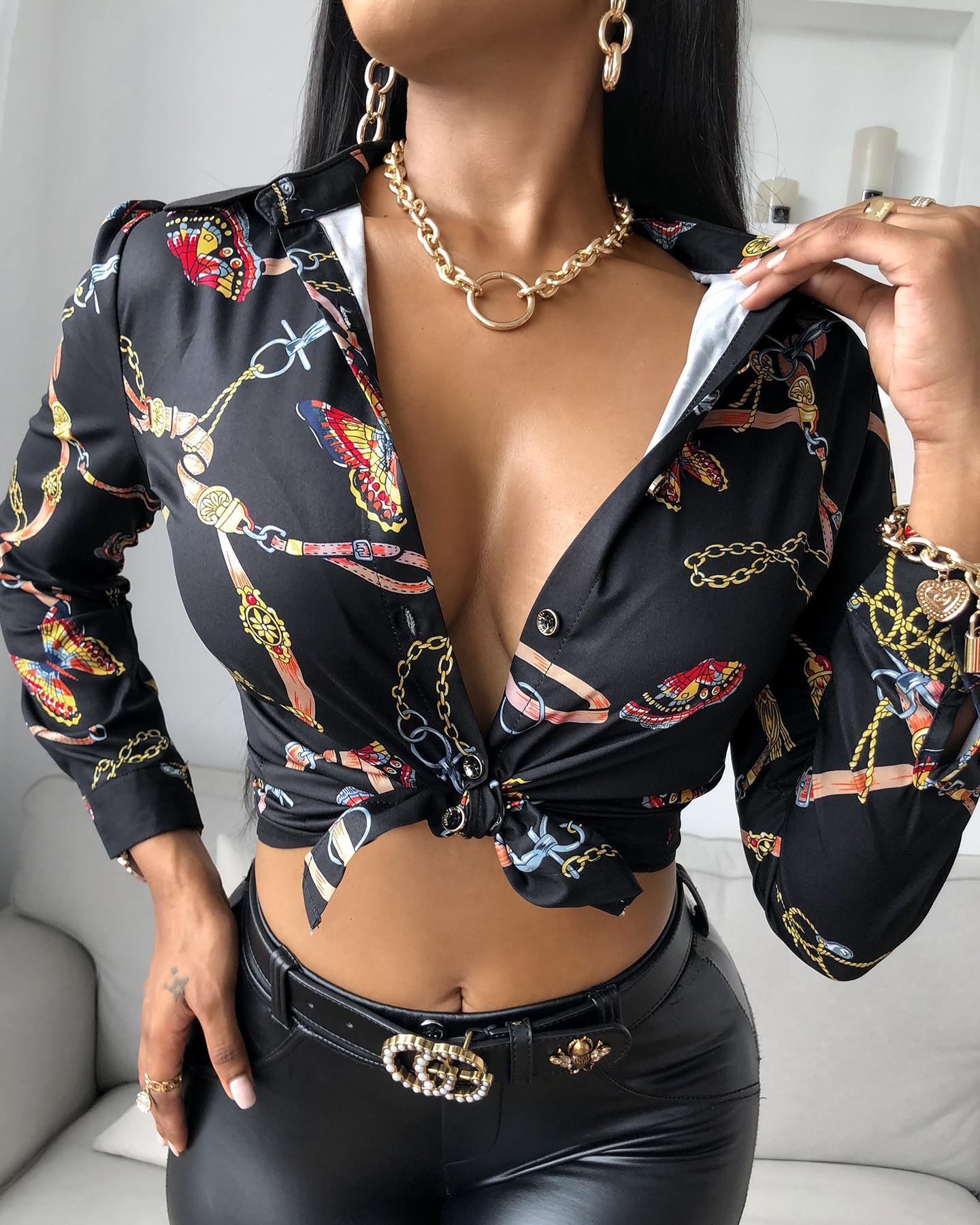 Statement Piece Button-Up Shirt for Women