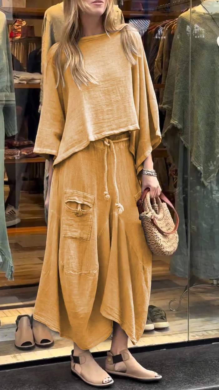  LOOSE SKIRT TWO PIECE SUIT