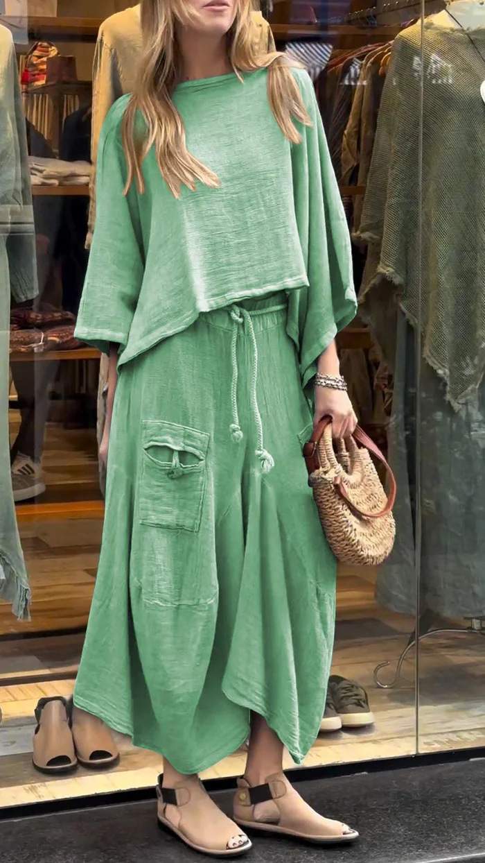  LOOSE SKIRT TWO PIECE SUIT