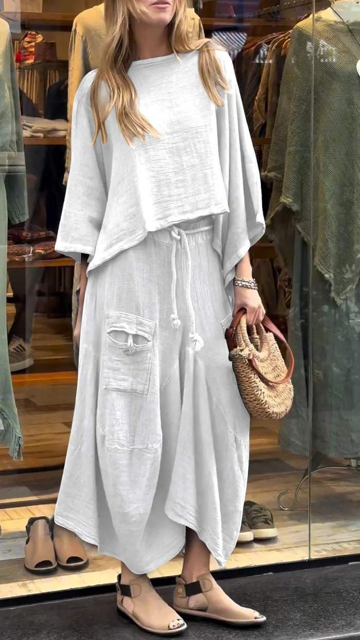  LOOSE SKIRT TWO PIECE SUIT