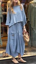  LOOSE SKIRT TWO PIECE SUIT