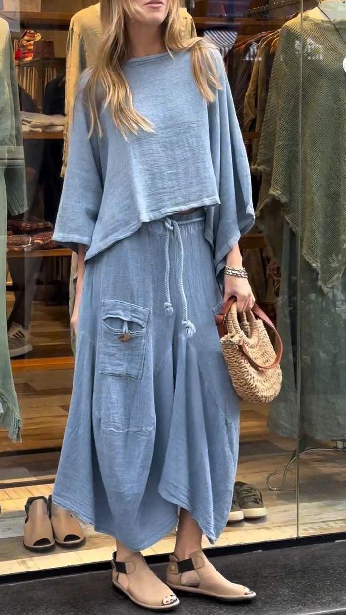  LOOSE SKIRT TWO PIECE SUIT