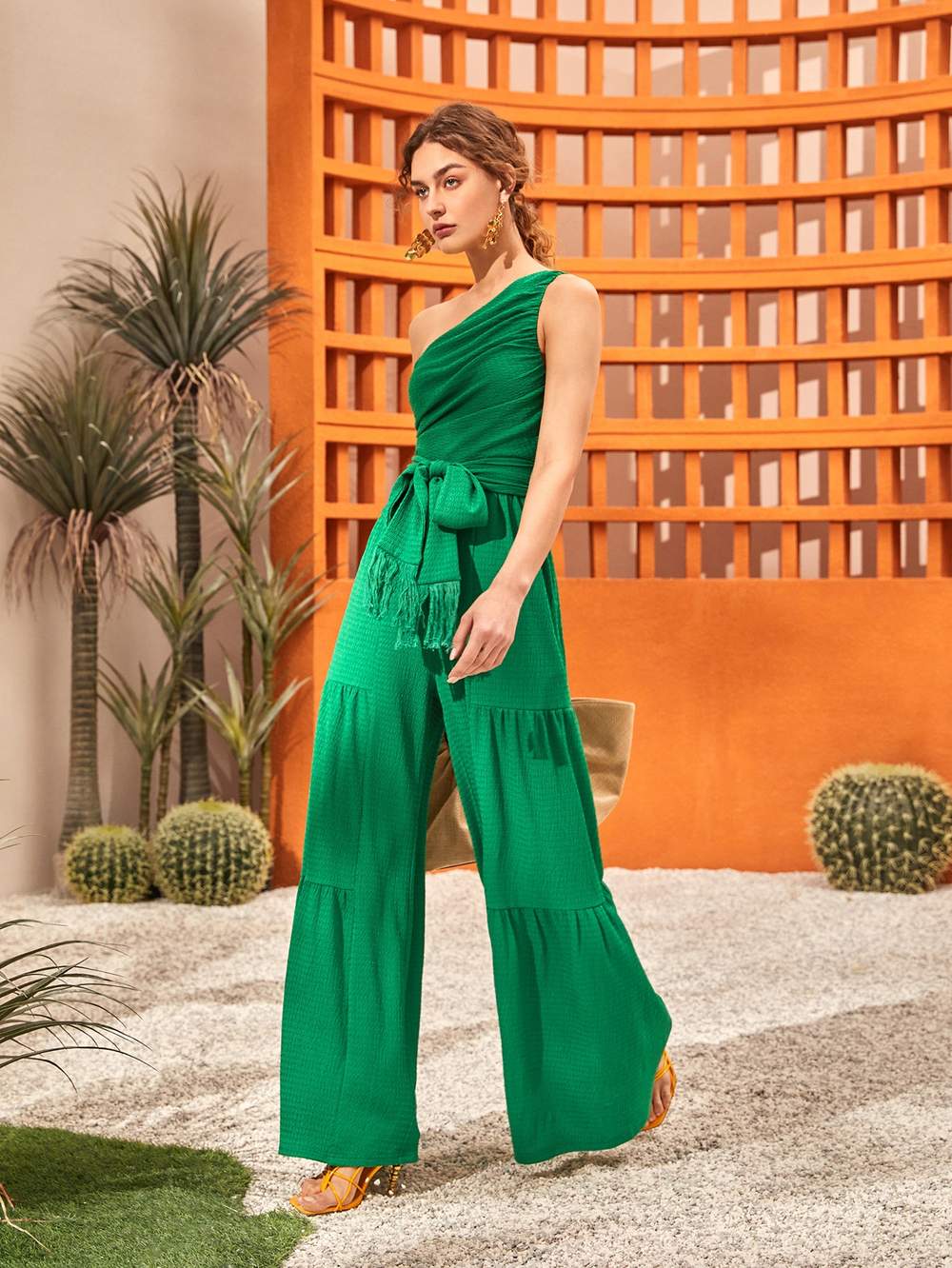 Wide Leg Trendy Jumpsuit for Summer