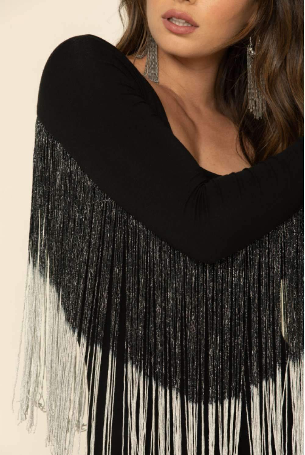 IDYLLWIND WOMEN  QUEEN OF THE NIGHT FRINGE DRESS