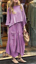  LOOSE SKIRT TWO PIECE SUIT