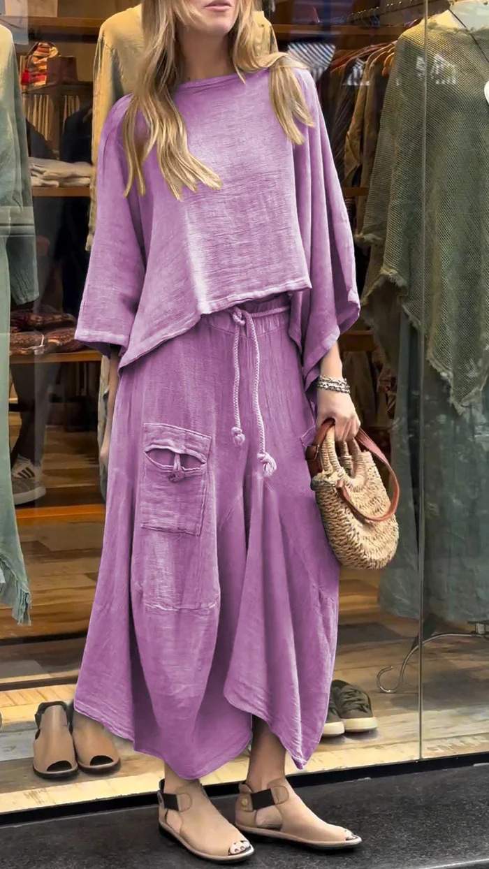  LOOSE SKIRT TWO PIECE SUIT