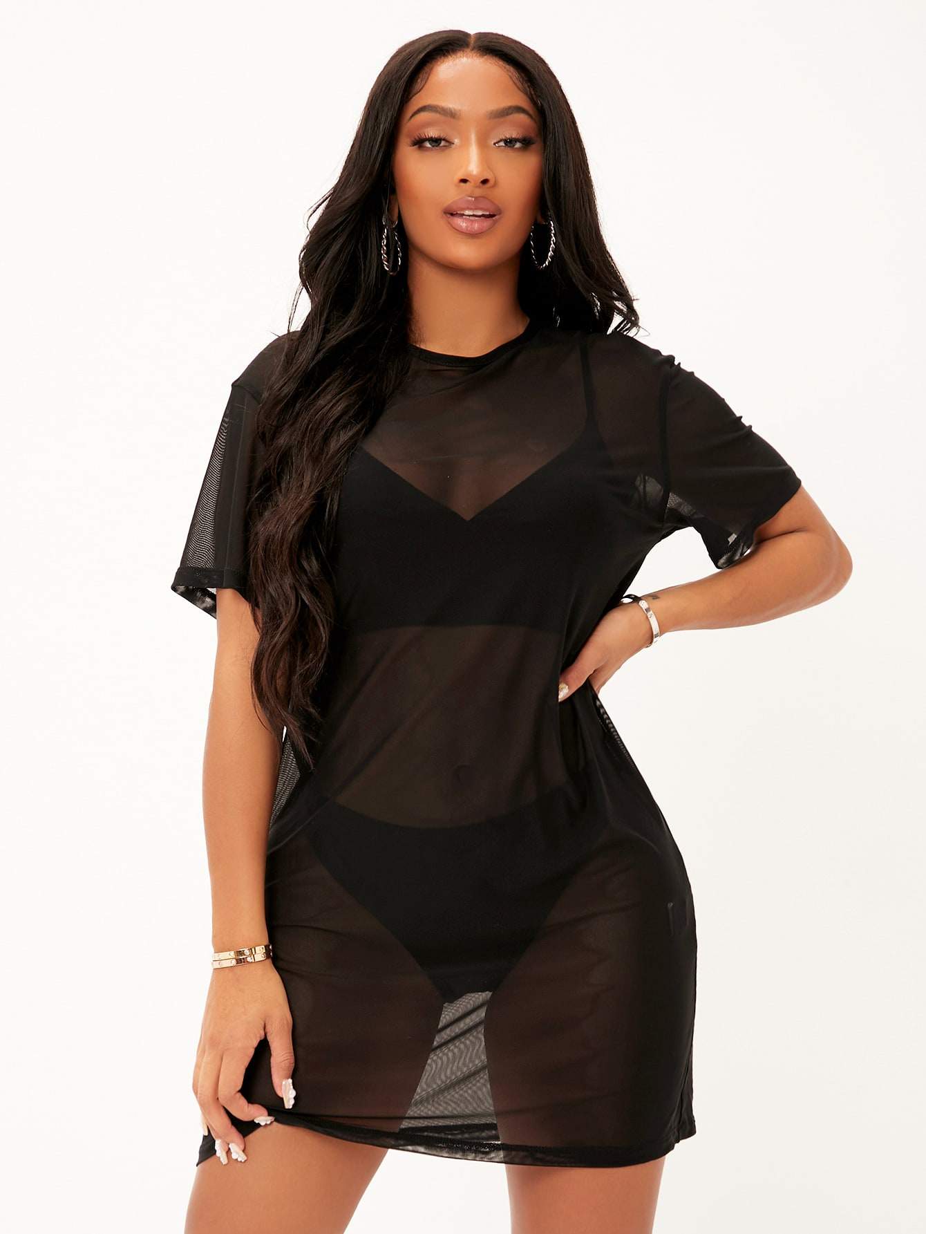 Lightweight Cover-Up, Relaxed Fit Dress