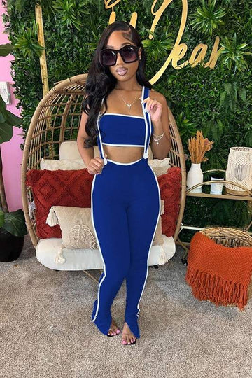 Stylish Two-Piece Lounge and Workout Outfit