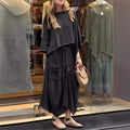  LOOSE SKIRT TWO PIECE SUIT