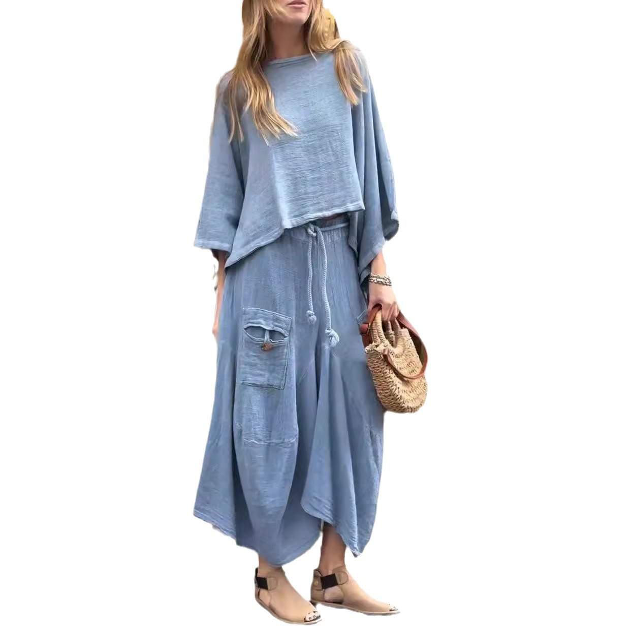  LOOSE SKIRT TWO PIECE SUIT