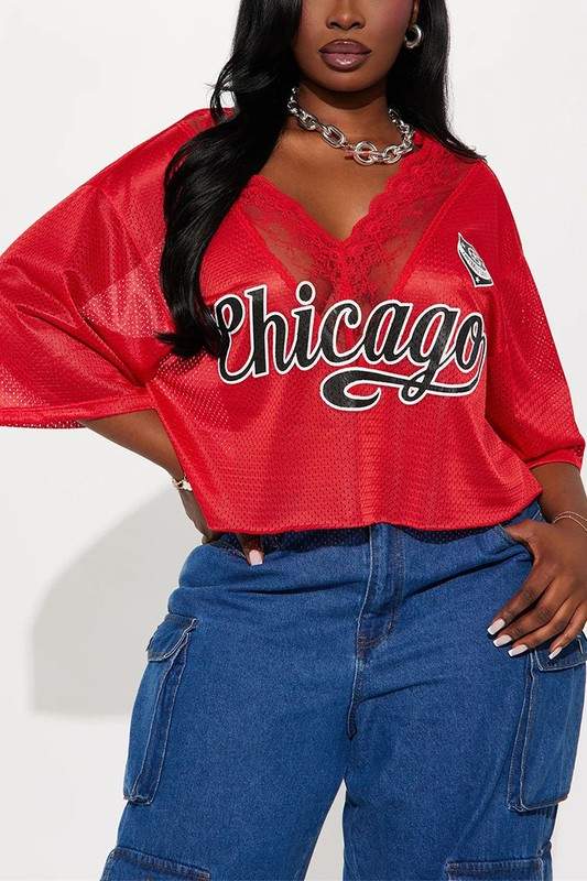 V NECK CROP T SHIRTS