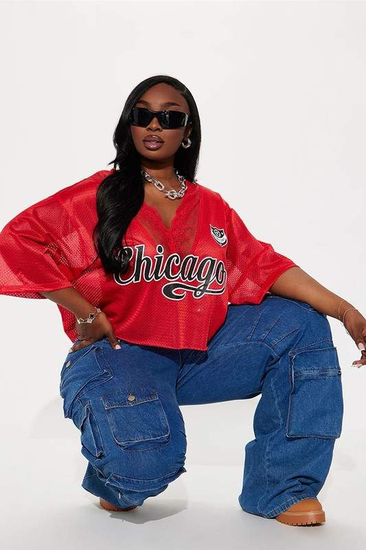 V NECK CROP T SHIRTS