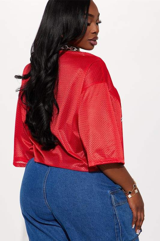 V NECK CROP T SHIRTS