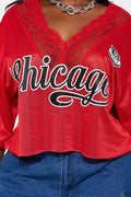 V NECK CROP T SHIRTS