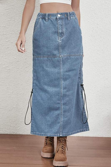 High Waist Denim Skirt, Fashion Must-Have