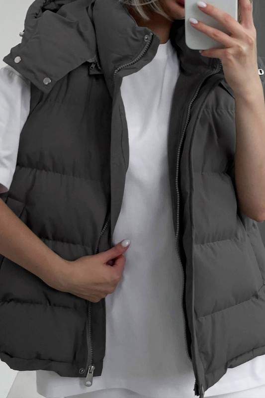 PUFFER DOWN VEST JACKET