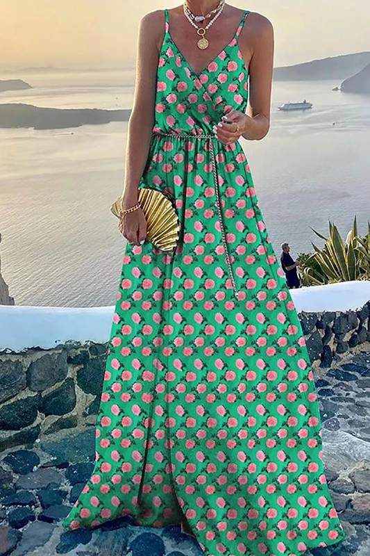 PRINT MAXI DRESS