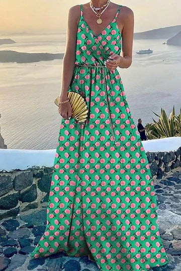 PRINT MAXI DRESS