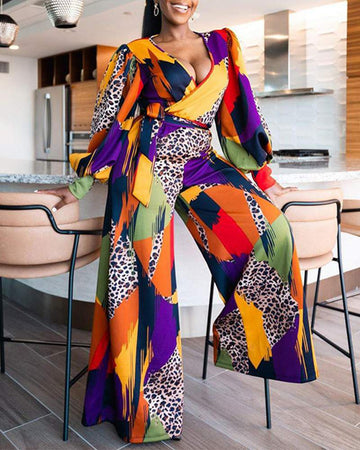Vibrant Wrap Jumpsuit for All Occasions