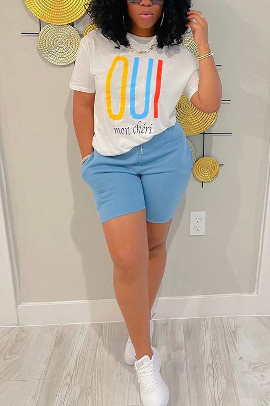 GRAPCHI TEE AND SHORT TIGHTS SET