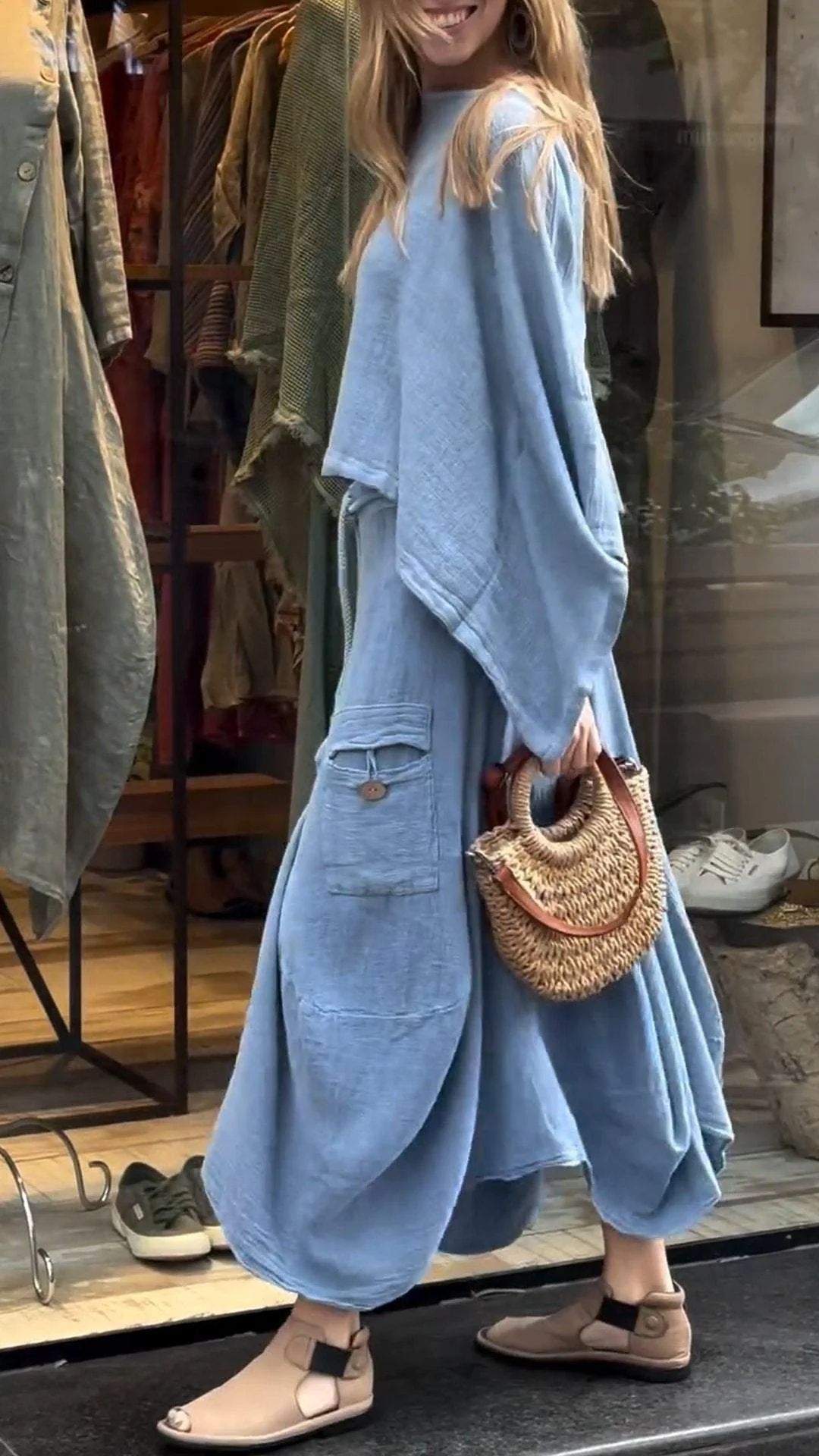  LOOSE SKIRT TWO PIECE SUIT